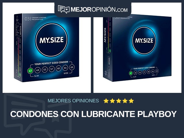 Condones Con lubricante Playboy