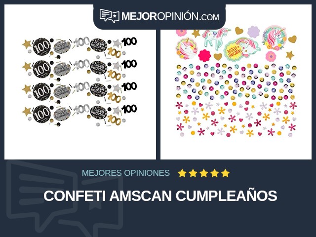 Confeti Amscan Cumpleaños