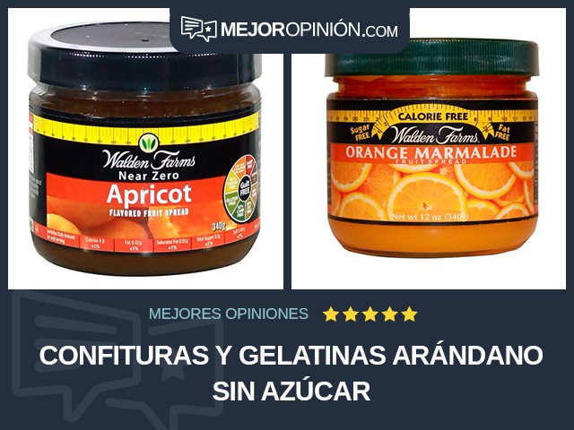 Confituras y gelatinas Arándano Sin azúcar