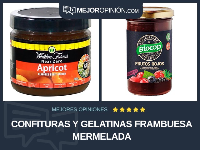 Confituras y gelatinas Frambuesa Mermelada