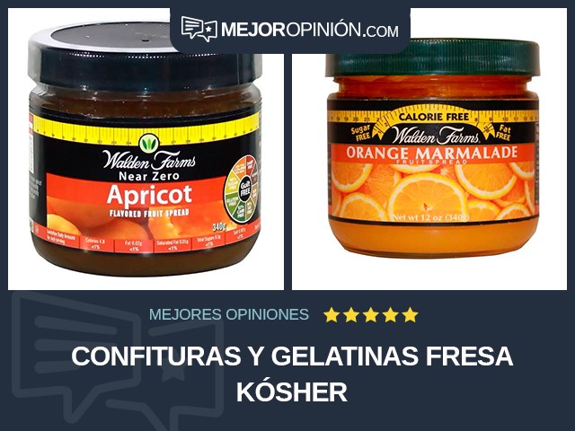 Confituras y gelatinas Fresa Kósher