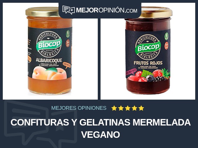 Confituras y gelatinas Mermelada Vegano