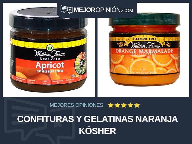 Confituras y gelatinas Naranja Kósher