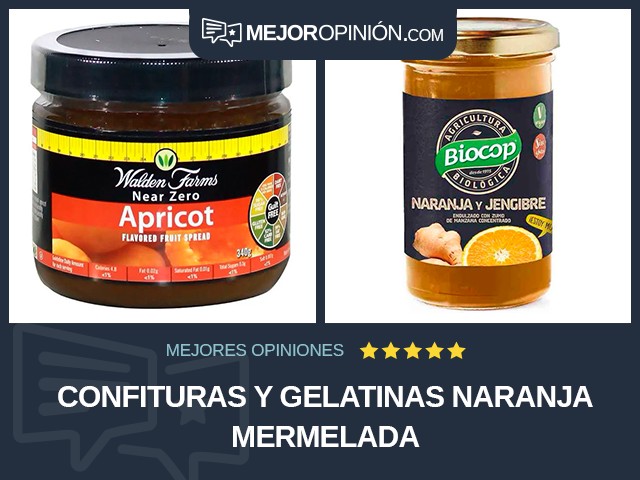 Confituras y gelatinas Naranja Mermelada