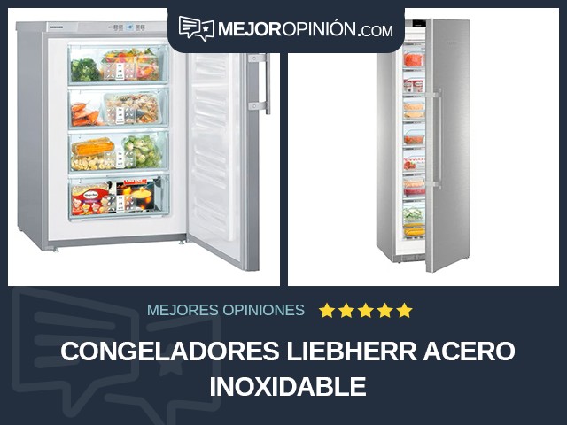 Congeladores Liebherr Acero inoxidable