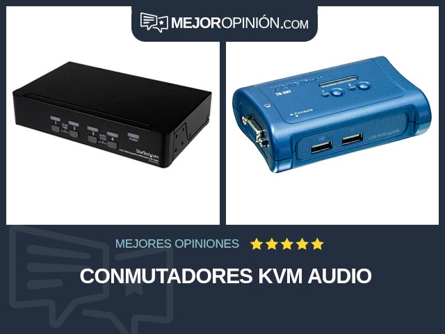 Conmutadores KVM Audio