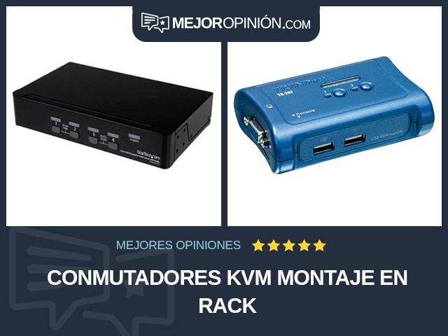 Conmutadores KVM Montaje en rack