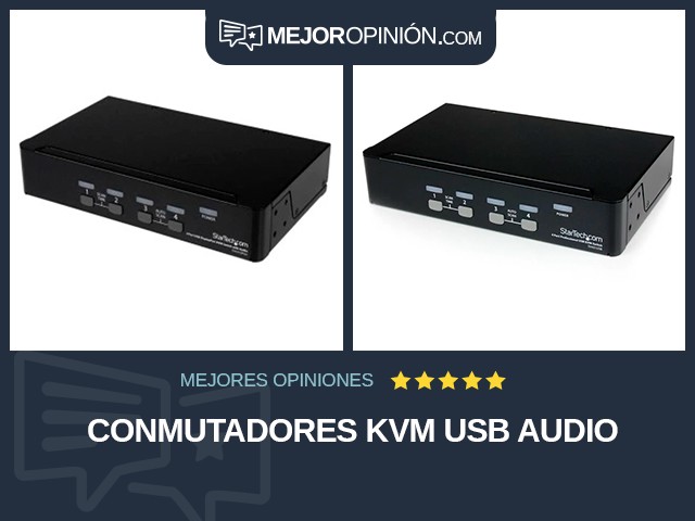 Conmutadores KVM USB Audio