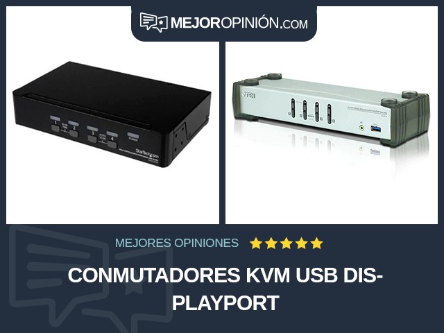 Conmutadores KVM USB DisplayPort