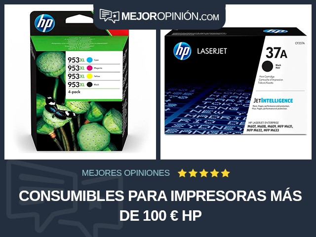 Consumibles para impresoras Más de 100 € HP