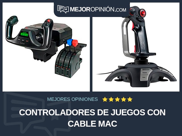 Controladores de juegos Con cable Mac