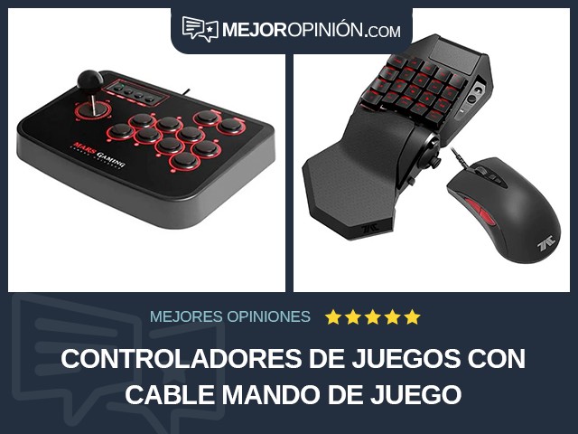 Controladores de juegos Con cable Mando de juego