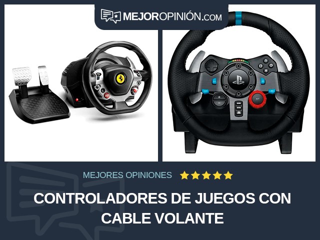 Controladores de juegos Con cable Volante