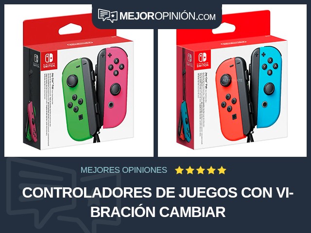 Controladores de juegos Con vibración Cambiar