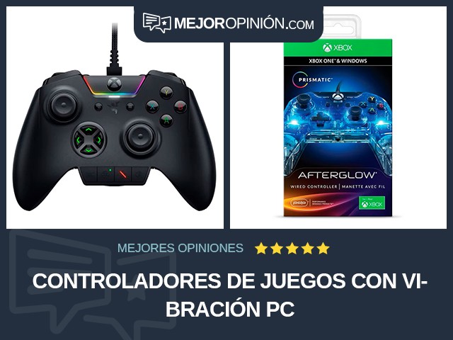 Controladores de juegos Con vibración PC