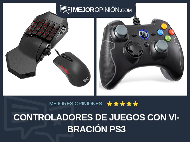 Controladores de juegos Con vibración PS3