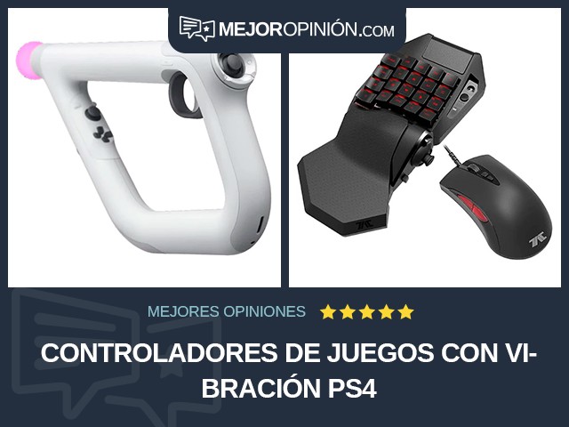 Controladores de juegos Con vibración PS4