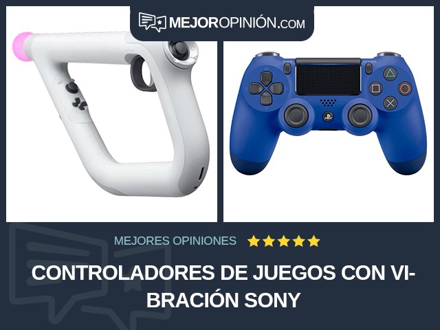 Controladores de juegos Con vibración Sony