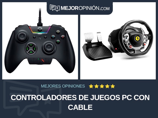 Controladores de juegos PC Con cable