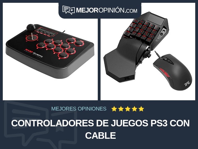 Controladores de juegos PS3 Con cable