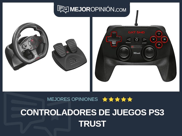 Controladores de juegos PS3 Trust