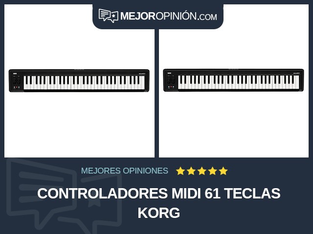 Controladores MIDI 61 teclas KORG