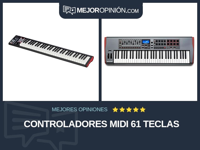 Controladores MIDI 61 teclas