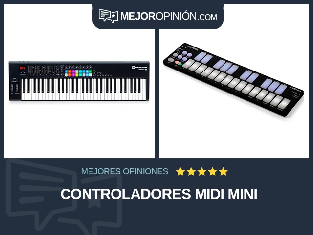 Controladores MIDI Mini