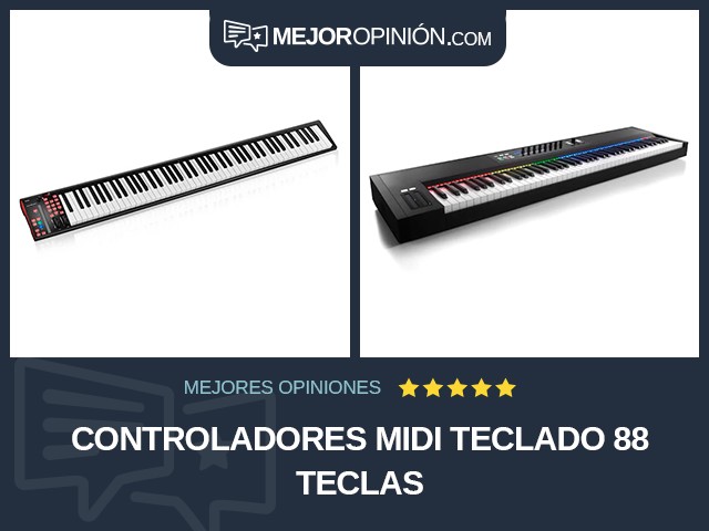 Controladores MIDI Teclado 88 teclas