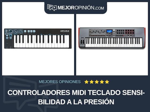 Controladores MIDI Teclado Sensibilidad a la presión