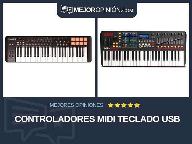 Controladores MIDI Teclado USB