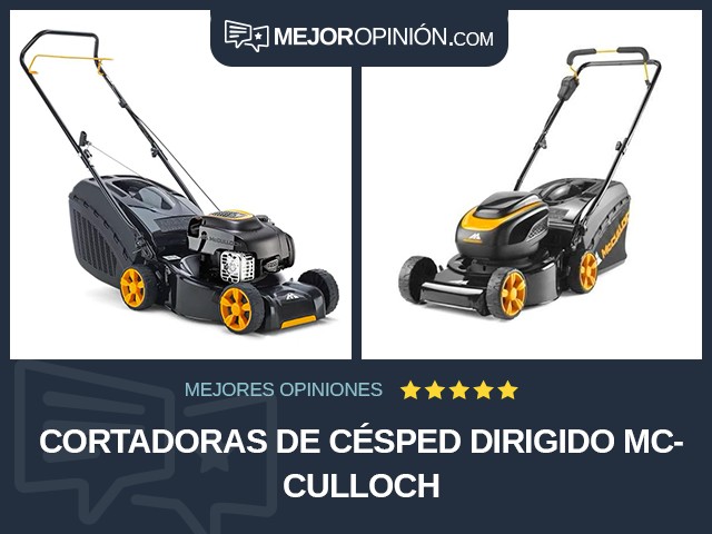 Cortadoras de césped Dirigido McCulloch