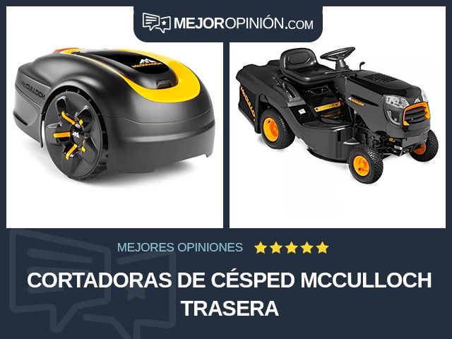 Cortadoras de césped McCulloch Trasera