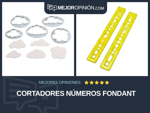 Cortadores Números Fondant