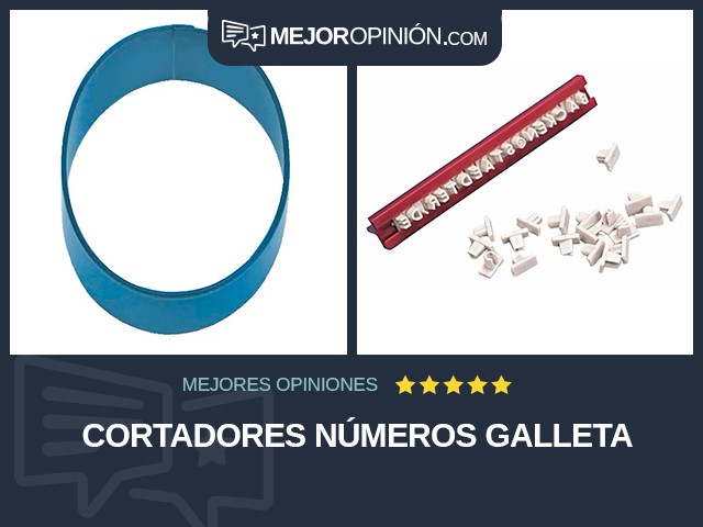 Cortadores Números Galleta