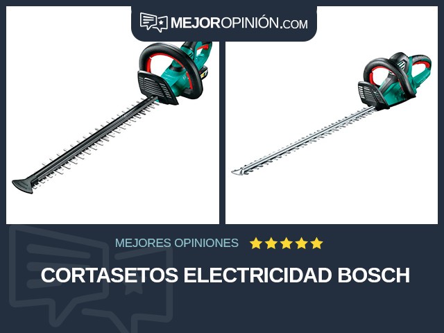 Cortasetos Electricidad Bosch