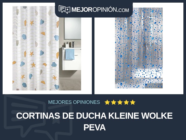 Cortinas de ducha Kleine Wolke PEVA