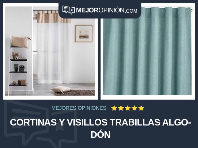 Cortinas y visillos Trabillas Algodón