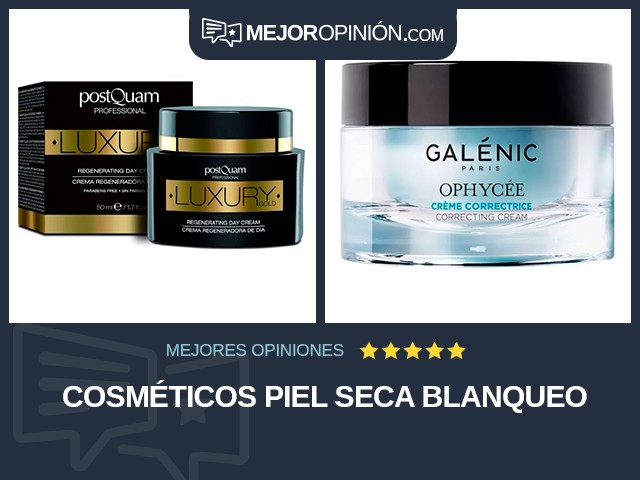 Cosméticos Piel seca Blanqueo