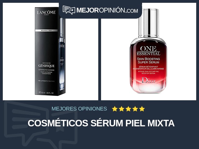 Cosméticos Sérum Piel mixta