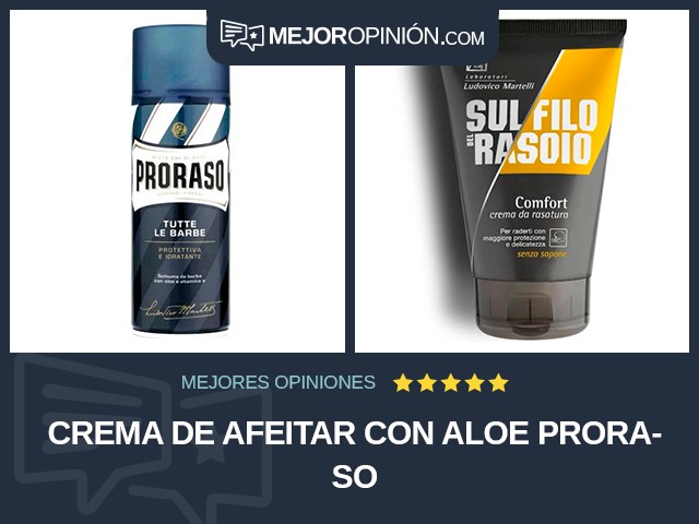 Crema de afeitar Con aloe Proraso