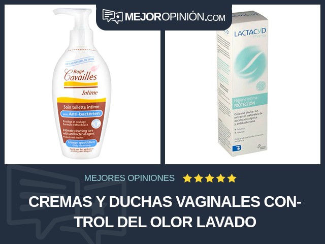 Cremas y duchas vaginales Control del olor Lavado