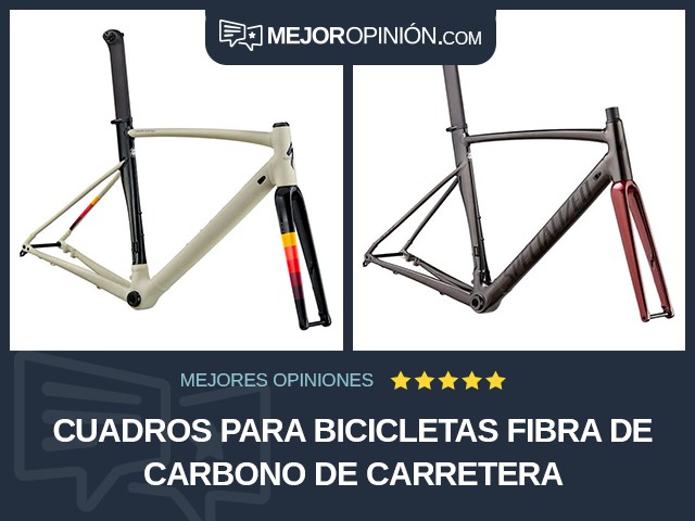 Cuadros para bicicletas Fibra de carbono De carretera