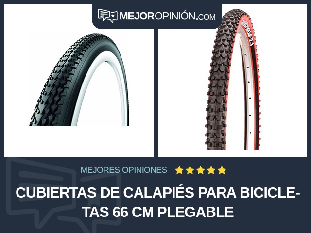 Cubiertas de calapiés para bicicletas 66 cm Plegable