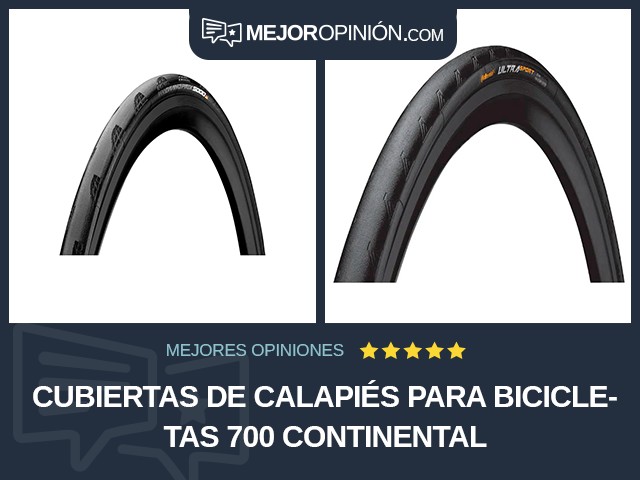 Cubiertas de calapiés para bicicletas 700 Continental