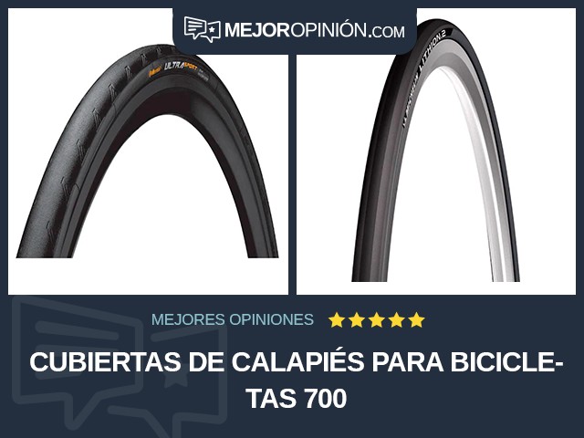 Cubiertas de calapiés para bicicletas 700