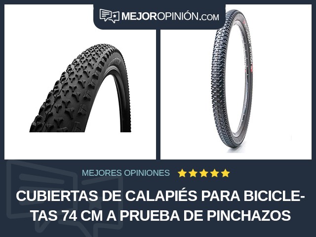 Cubiertas de calapiés para bicicletas 74 cm A prueba de pinchazos