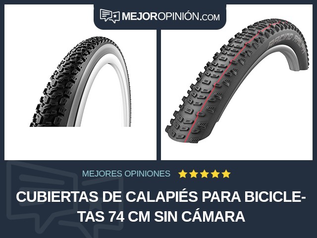 Cubiertas de calapiés para bicicletas 74 cm Sin cámara