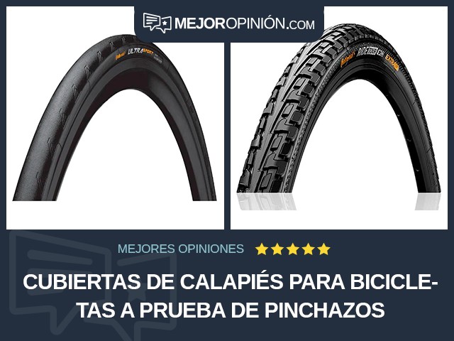 Cubiertas de calapiés para bicicletas A prueba de pinchazos