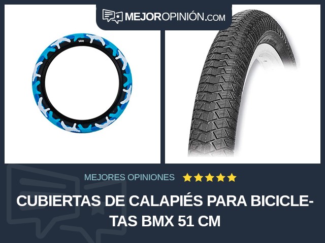 Cubiertas de calapiés para bicicletas BMX 51 cm